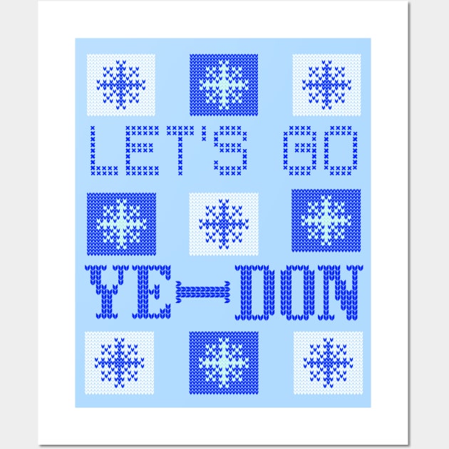 LET'S GO YE-DON BLUES Wall Art by TJWDraws